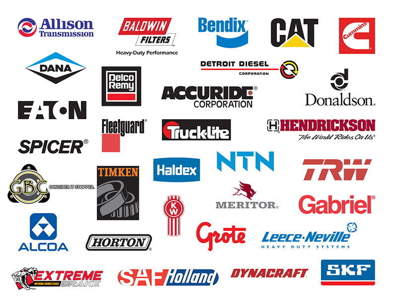 Brands We Carry | RMC Truck Parts | Sauk Centre Minnesota